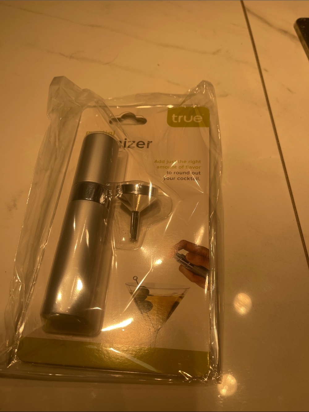 Martini 🍸 Silver Portable Atomizer Spray Bottle